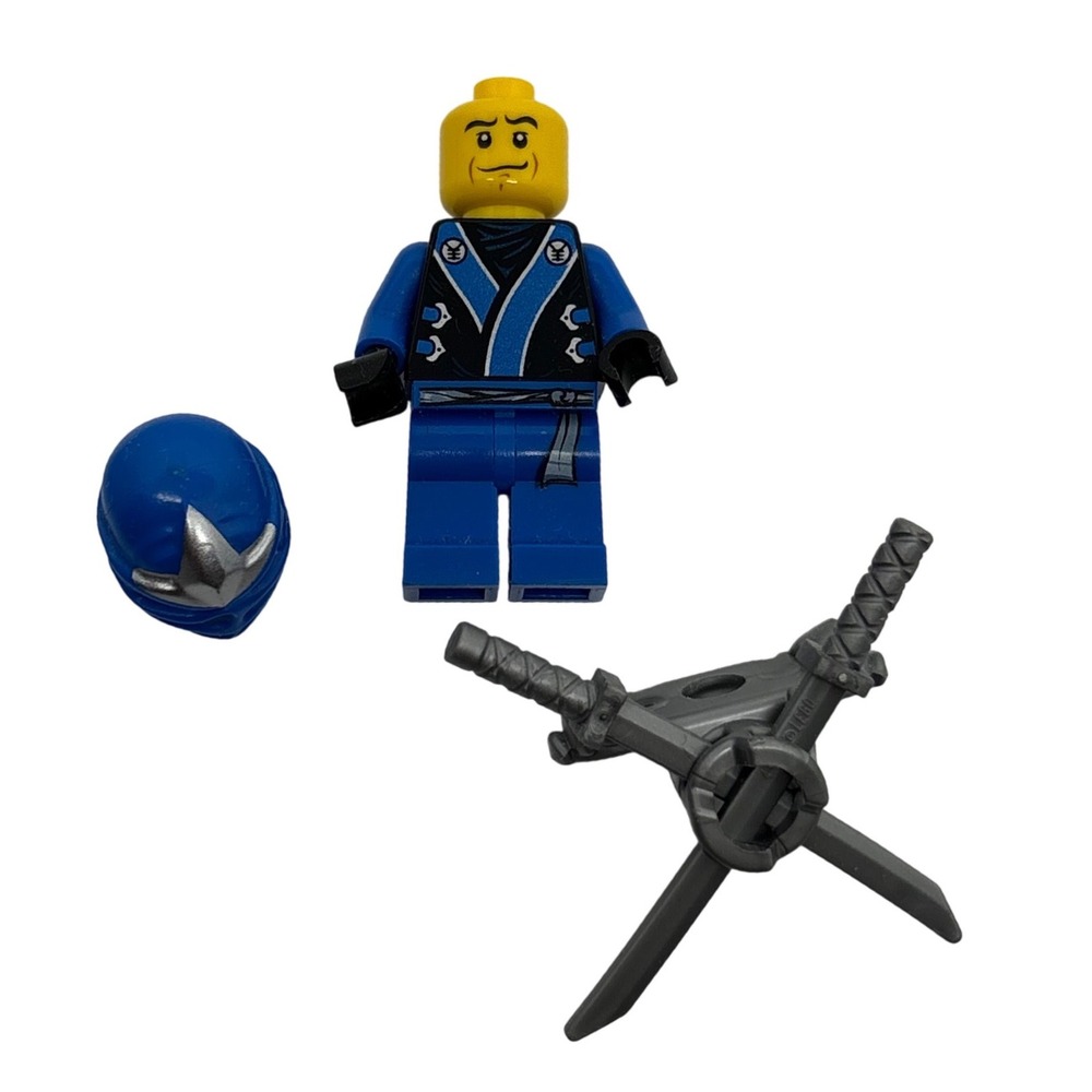 LEGO Ninjago Jay ZX Minifigure Blue Ninja Silver Katanas njo034 The Final Battle - Picture 5 of 5